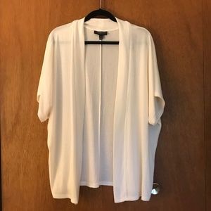 NWT Lane Bryant Open Knit Short Sleeve Cardigan